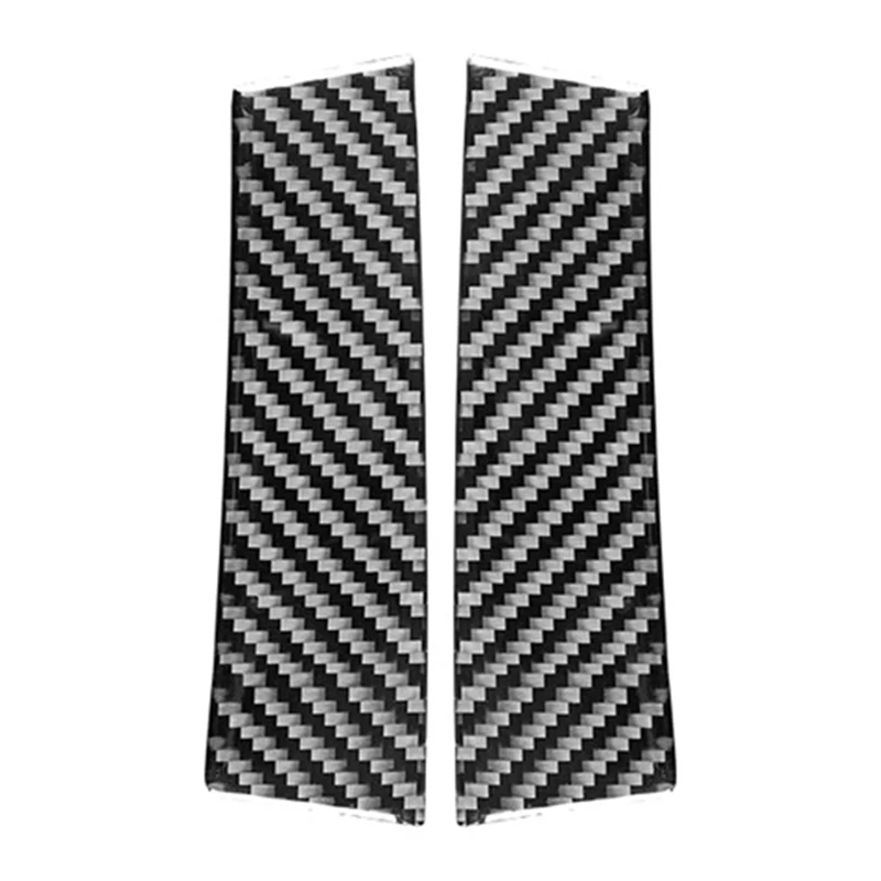 

For Toyota Highlander 2015-2021 Carbon Fiber Car Window A Pillars Decorative Sticker Interior Accessories