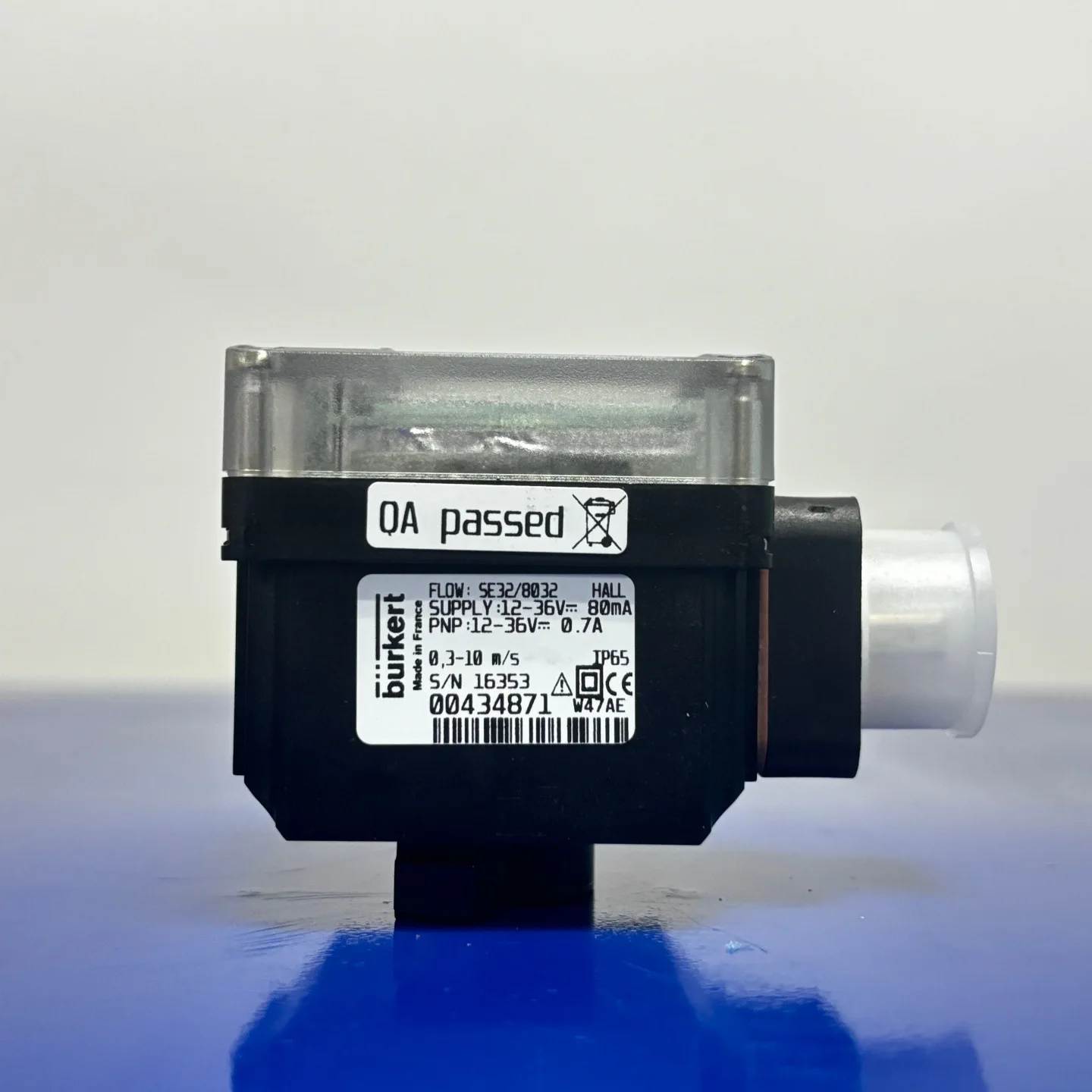 Фото Датчик расходомера Burkert SE32/8032 00434871, 12~36В, 80мА №2