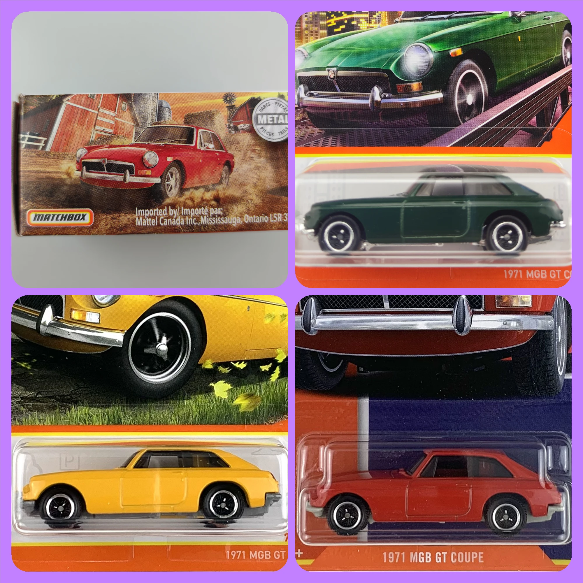 

1/64 Matchbox Cars 1971 MGB GT COUPE Metal Diecast Collection Alloy Model Car Toys 30782 DNK70