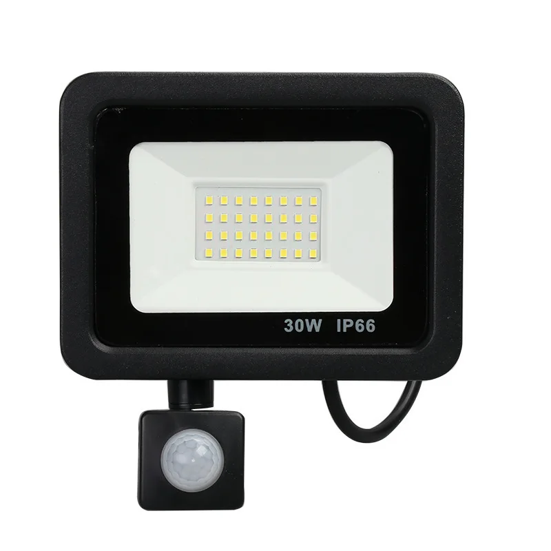 

30W 50W 100W 150W Human body induction floodlight home garden garage outdoor waterproof led induction lamp floodlight AC180-265V