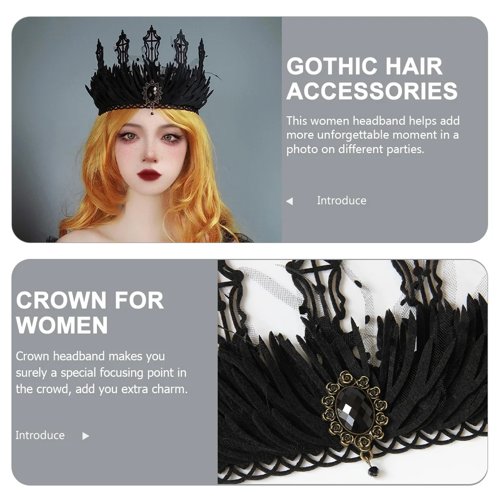 Корона ведьмы корона в стиле барокко вечерние короны для беременных головной