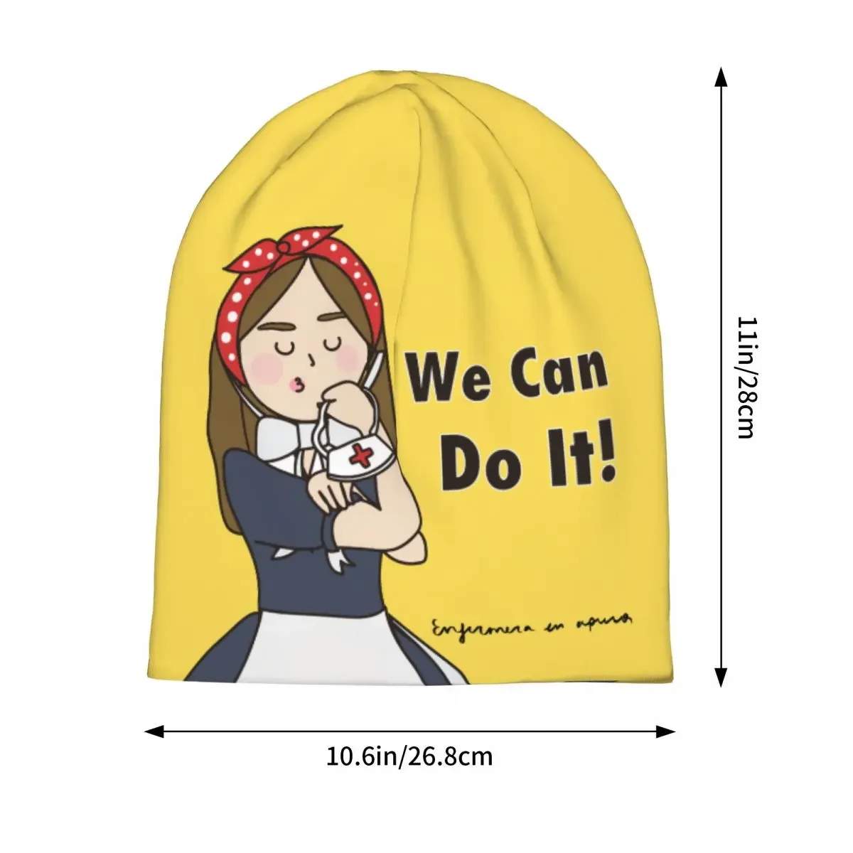 Подарок унисекс для доктора и медсестры зимняя шапка Skullies наряды Enfermera En Apuros