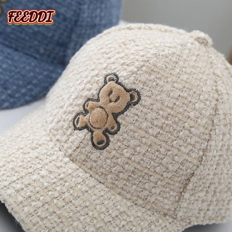 Детская шапка FEEDDI детская осенне-зимняя Кепка с козырьком утолщенная теплая