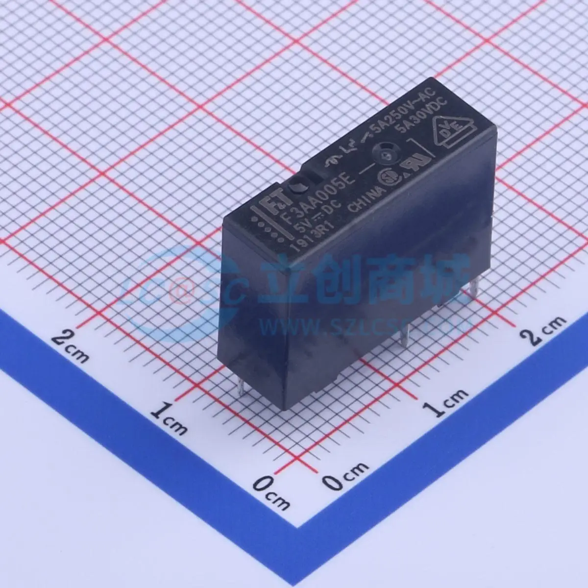 Фото 15 шт. FTR-F3AA005E-HA 5V 20.3x7mm SPST NO силовое реле, электронный переключатель для печатных плат