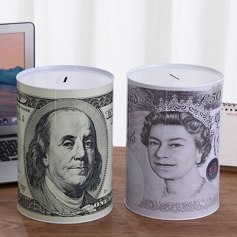 Индивидуальная копилка винтажная металлическая которая не может открыть