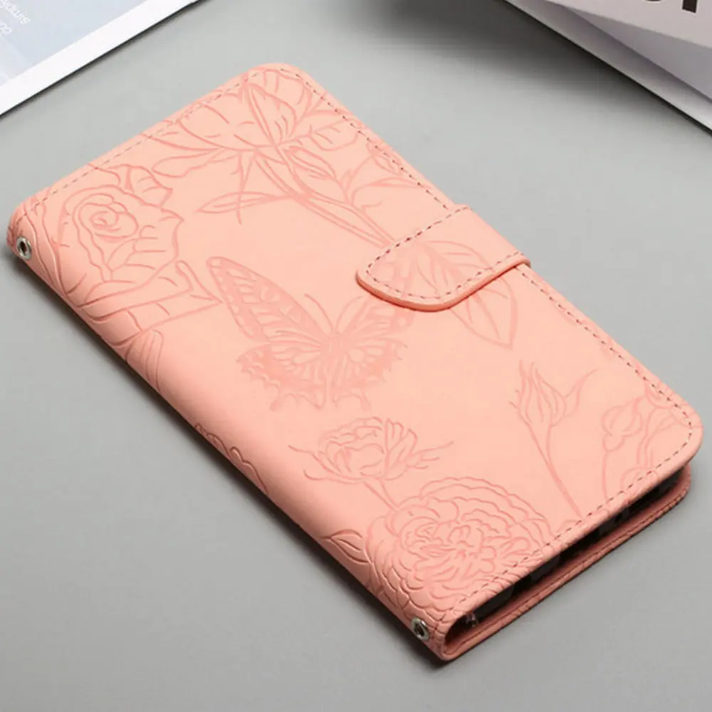 

Mi 10T Pro 5G Luxury Emboss Butterfly Floral Leather Case for Xiaomi Mix 4 Flip Wallet Case Mi 10 Pro Note 10 Lite Civi2 Cover