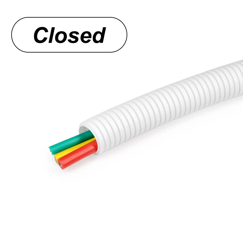

Гофрированная труба из полипропилена 1-10 м, закрытый конец, AD11.6мм - 25мм, износостойкая защитная оплетка для кабелей, трубка для автомобильных жгутов проводов