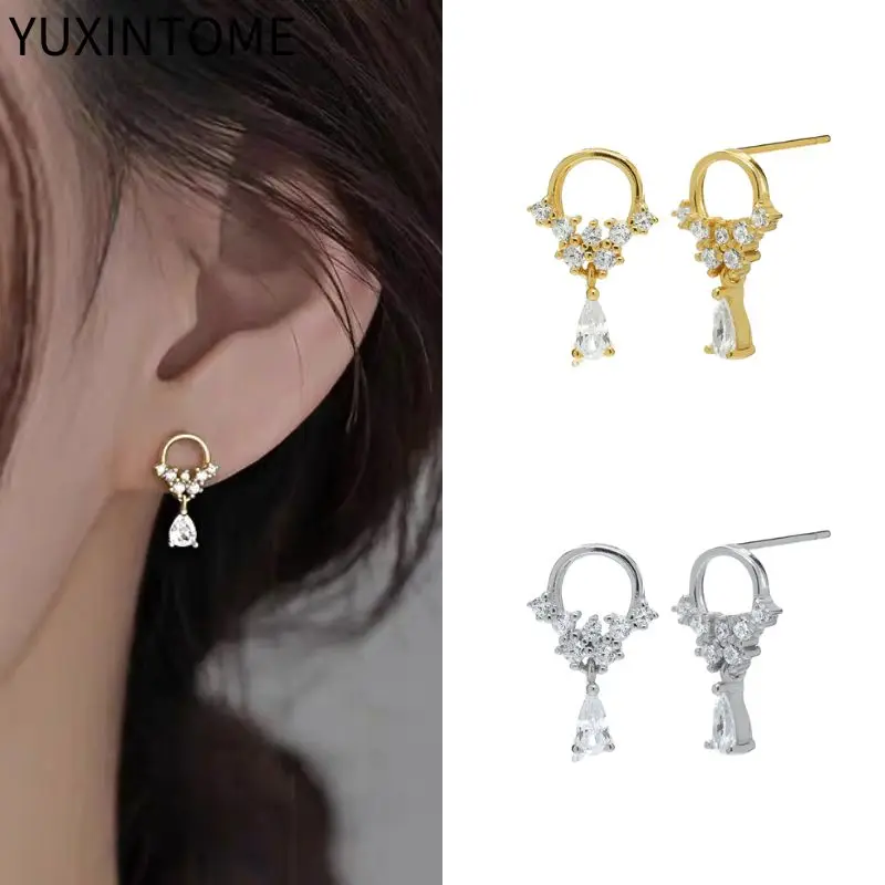 Женские серьги-гвоздики из серебра