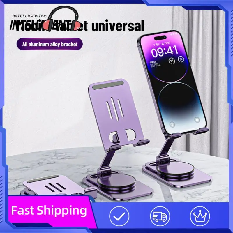 

Aluminum Alloy Folding Bracket Universal Stable Desktop Phone Stand Smartphone Mount For Xiaomi For 4-8 Inch Mobile Phone