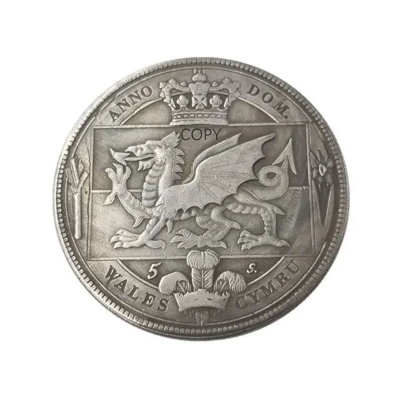 1887 Королева Виктория Англии Реплика старой монеты коллекция ирландского