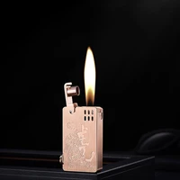 one click catapult open flame kerosene lighters cigarette accessories high end gift lighters creative lighters mens gifts