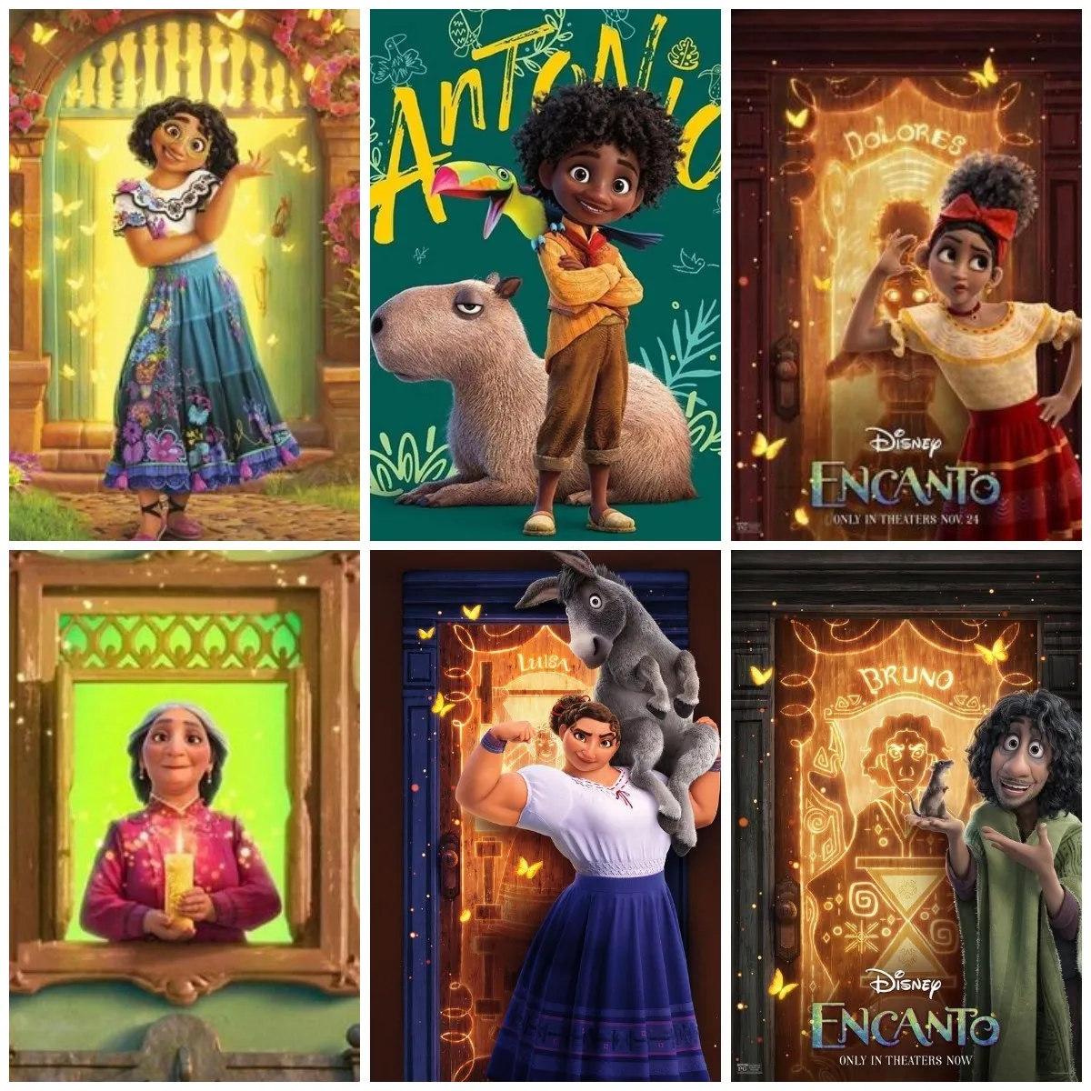 

Disney Diamond Painting Cartoon Movie Encanto Magic House 5d Diy Diamond Mosaic Embroidery Cross Stitch Kits Art Home Decor Gift