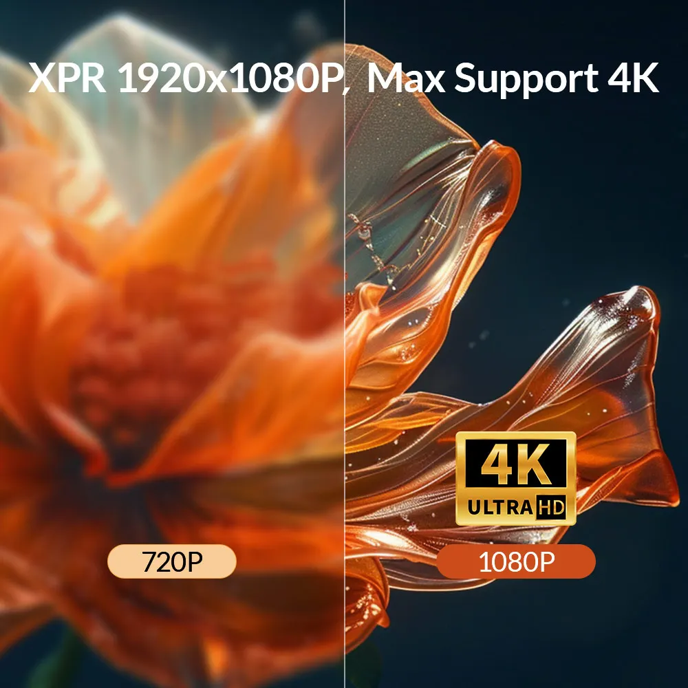 Фото ZXY VEVSHAO V50 Pro WIFI Android 1080P Full HD проектор светодиодный карманный умный мобильный офисный проектор умный портативный DLP проектор №5