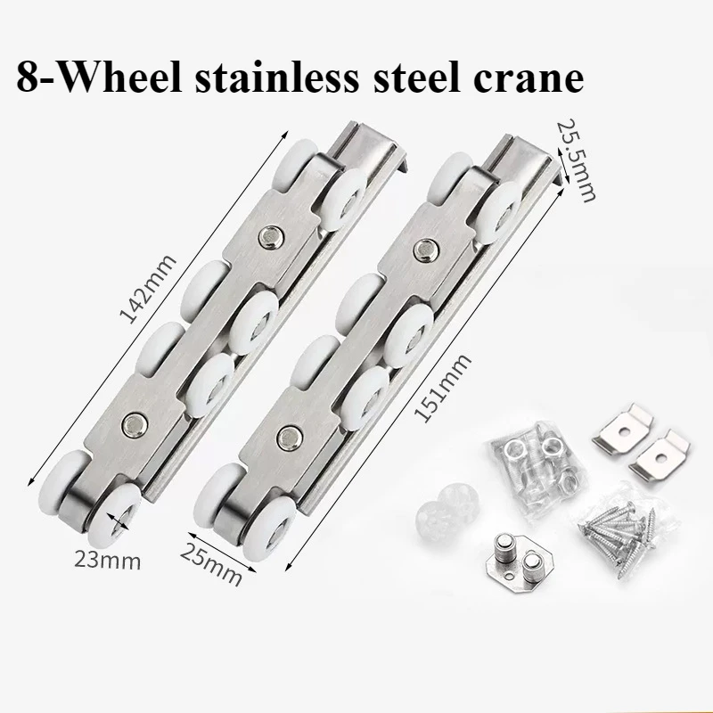 

Пара двунаправленных бесшумных гидравлических буферных шкивов, деревянные раздвижные двери для коридора, кухня, несущая способность 60/80/100/120 кг