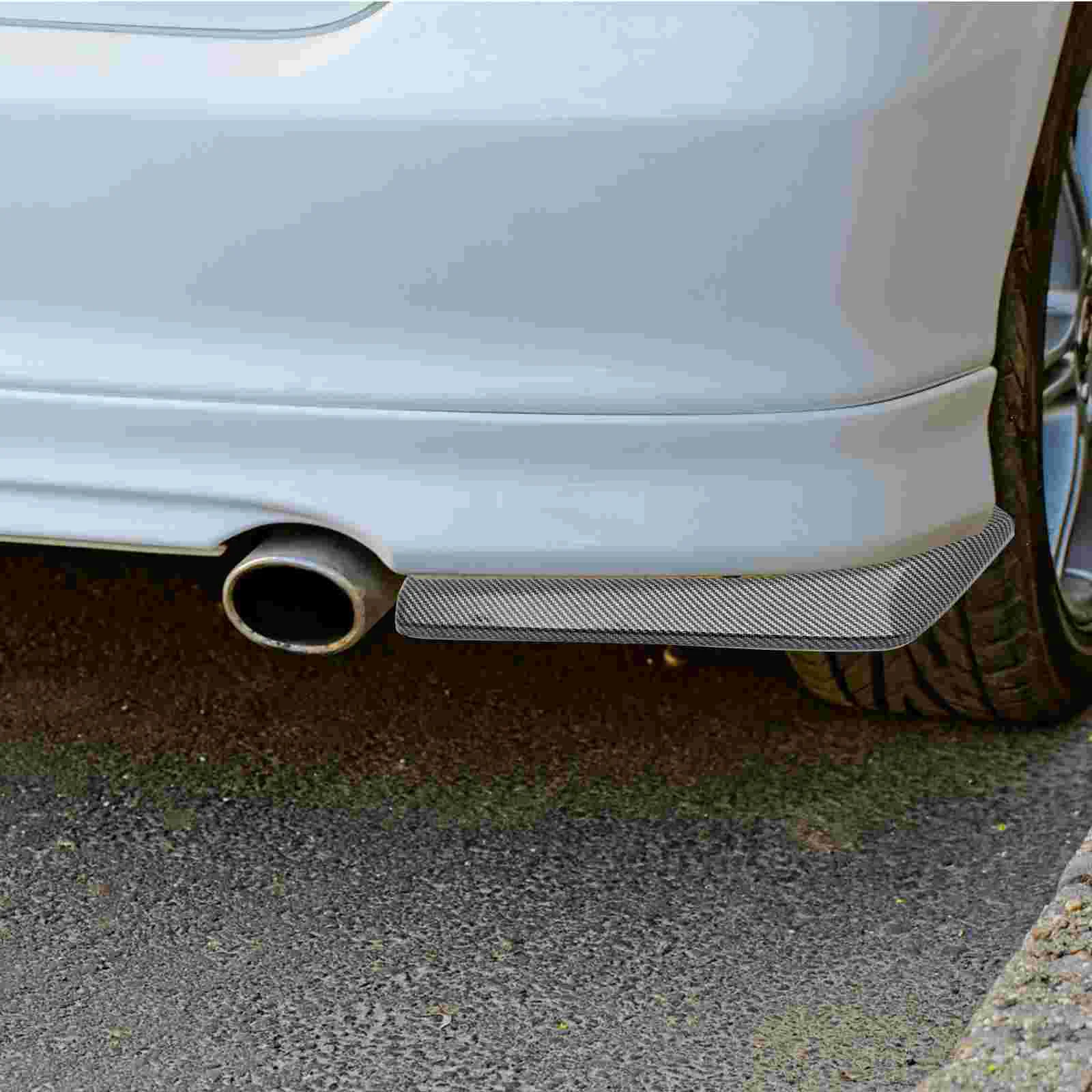 

License Plate Protector Rear Bumper Guards Back Splitter Body Parts Strip Abs Side Skirt Lip Car Protection Trim