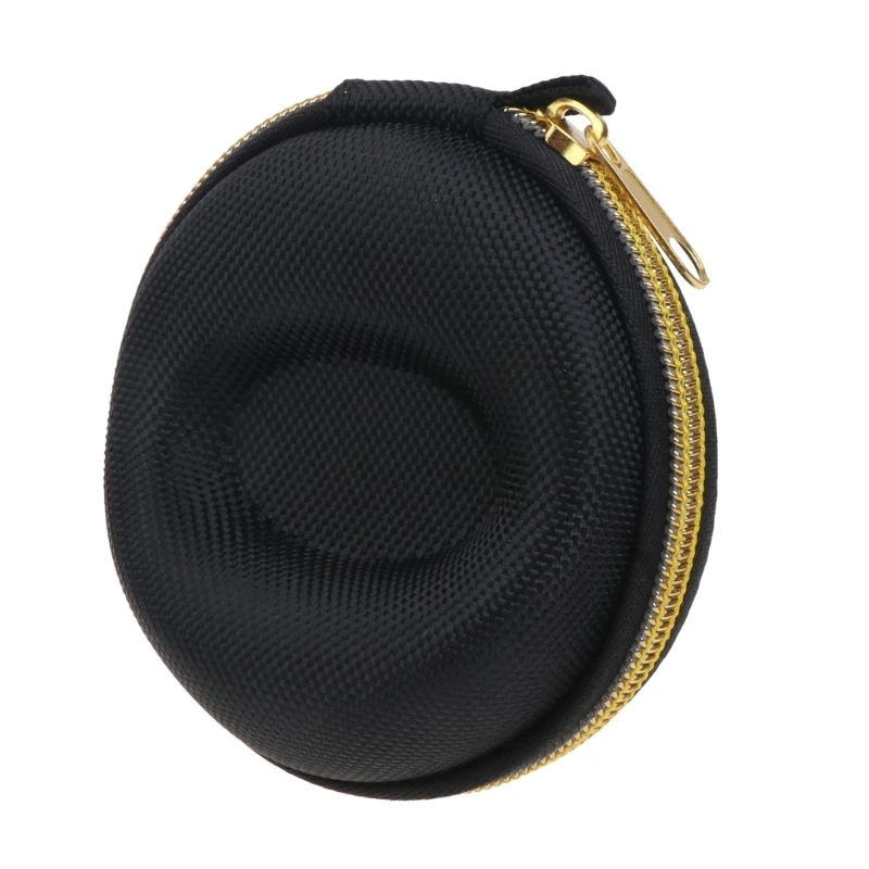 

Travel Watch Case,Single Watch Box with Zipper for Storage, Cushioned Round Portable Watch Case for Wristwatches