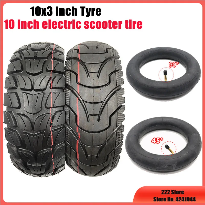 

For Speedual Grace 10 Zero 10X Kugoo M4 Pro Tire 10x3 Inch Off-Road Inner Outer Tire 255x80 Tire Electric Scooter 80/65-6