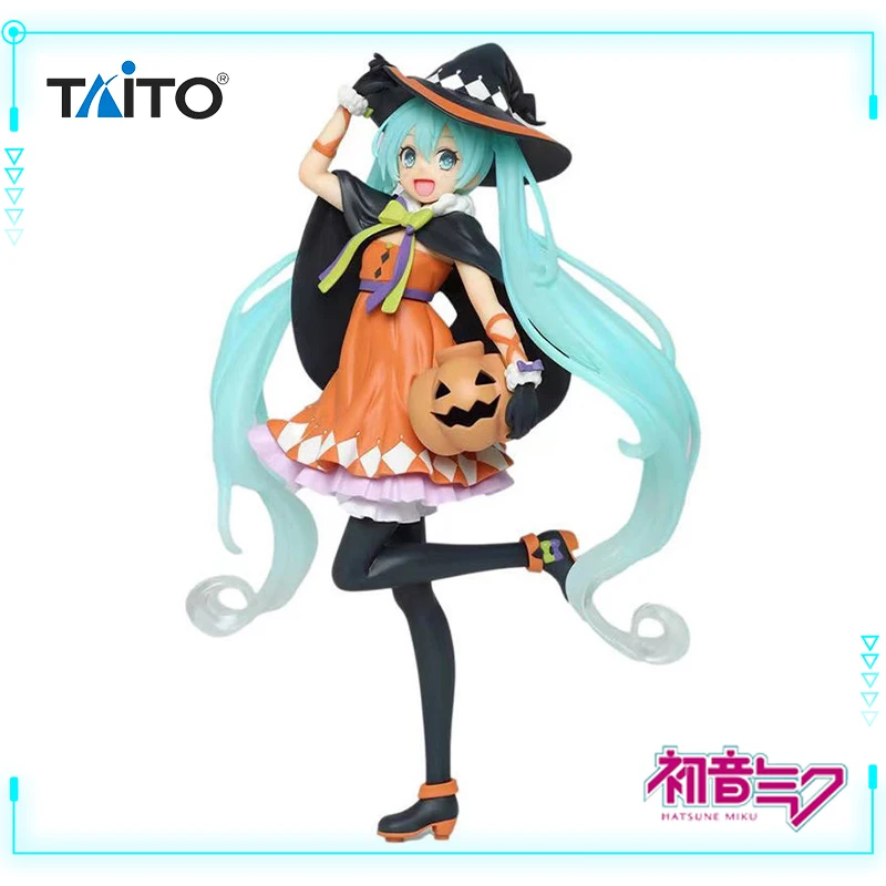 

TAITO Original Genuine Vocaloid Hatsune Miku Virtual Singer Miku 2nd Season Autumn Ver 18cm Anime Figure Collectible Model Toys