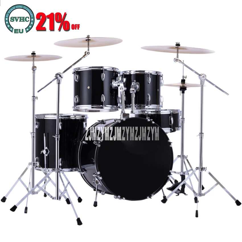 

RBL-300 Music Percussion Instruments Five Drums Adult Children Beginners Acoustic Drum Kit 3/4 Cymbals Jazz Drum/Drum Kit Set