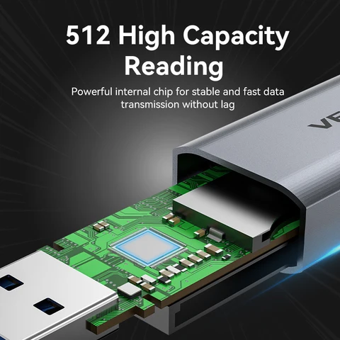 Кард-ридер Vention USB 3.0