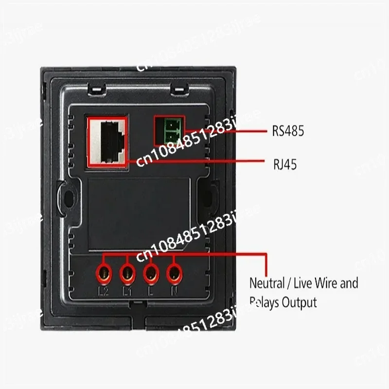 YC-SM06EHome Automation Сенсорный экран Tuya Zigbee 4-дюймовый TFT ЖК-экран для умного дома с POE