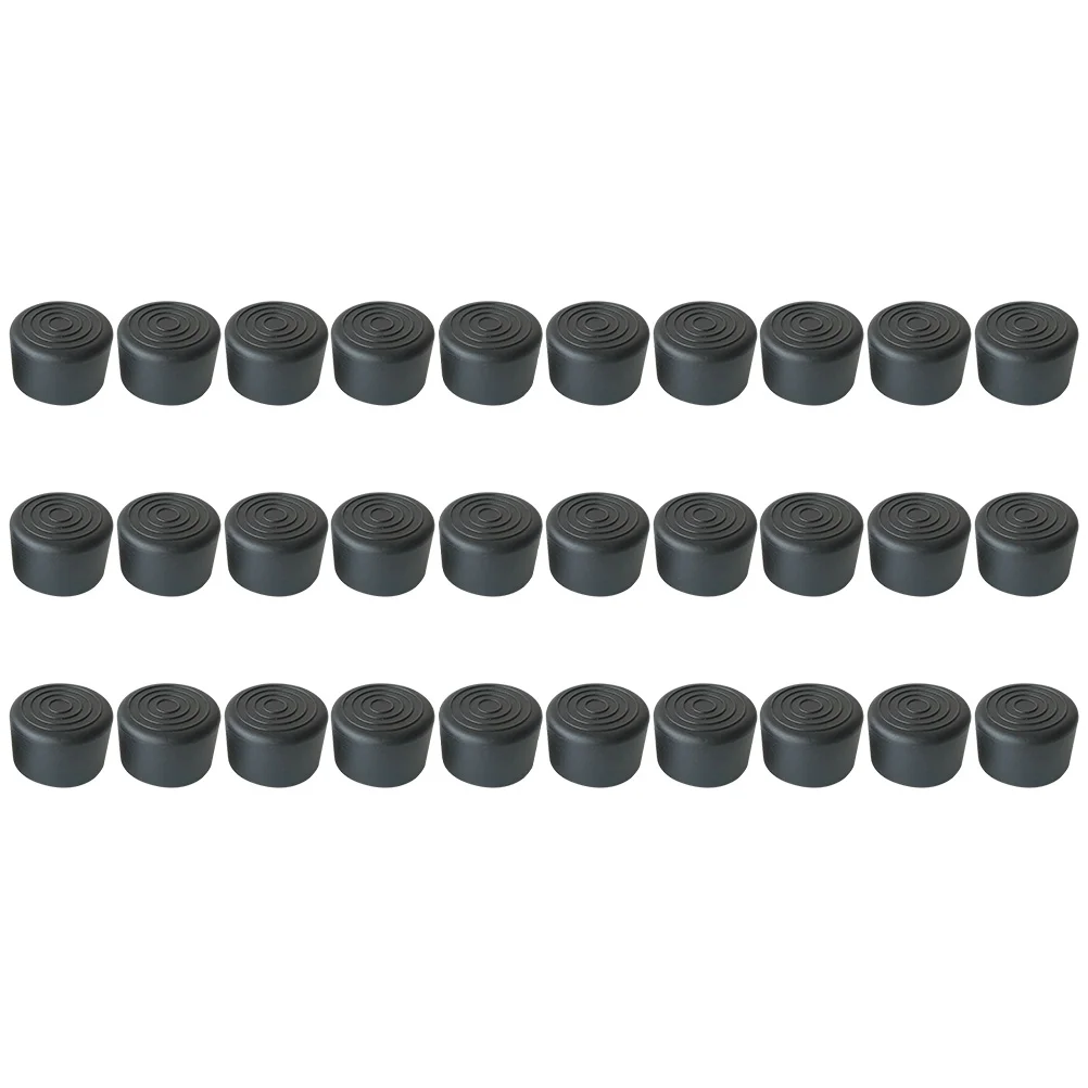 

100pcs Chair Leg Tips Caps 25mm Rubber Table Furniture Chair Leg Round Caps
