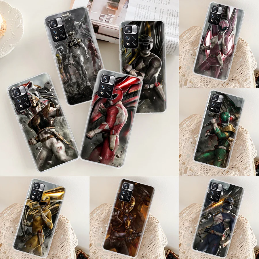 

Powerful morpin Power Rangers Phone Case For Xiaomi Redmi Note 10 11 Pro Max 11S 11T 11E 10S 9 9S 9T 4G 5G 8 8T 7 6 5 4 4X Cover