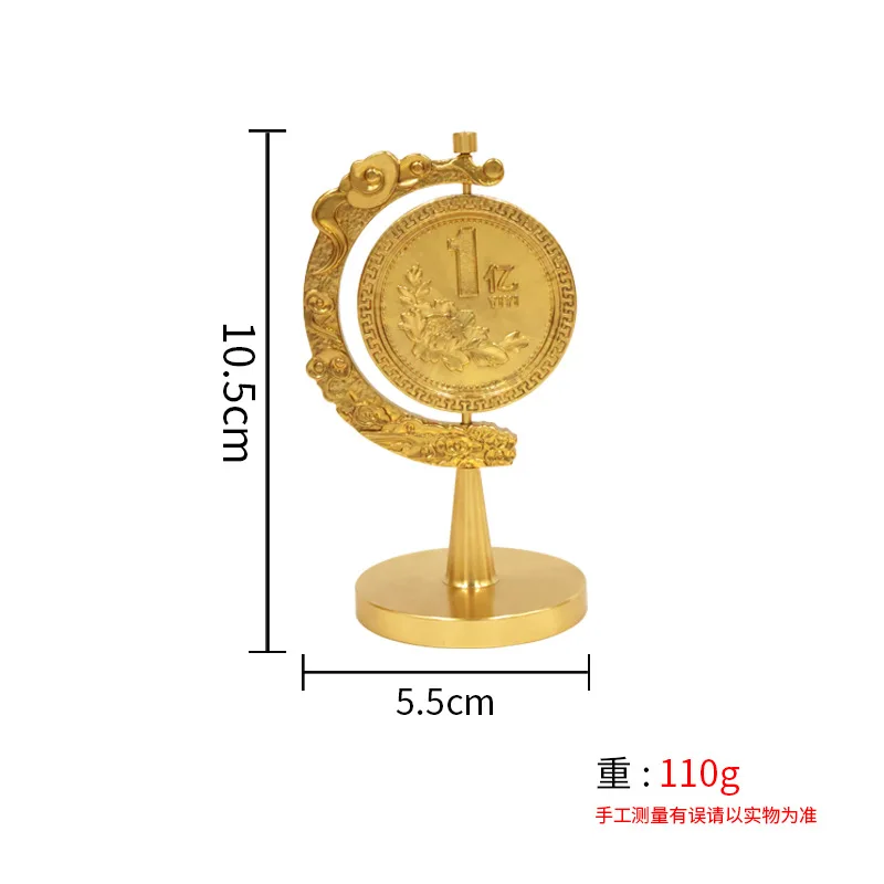 Латунный Спиннер One Billion маленькая мишень ручное украшение TikTok настольный