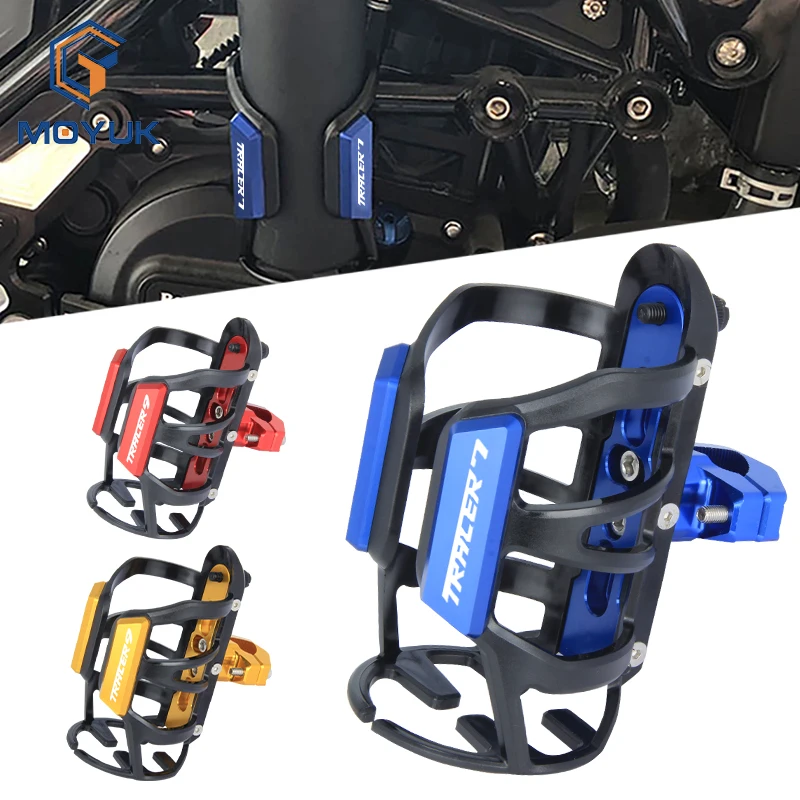 

For YAMAHA Tracer9 Tracer7 Tracer 7/9GT 7 GT 7 9 GT Motorcycle Beverage Water Bottle Drink Cup CNC Aluminum Holder With Logo