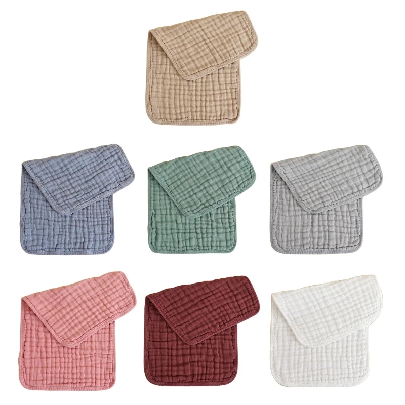 

Newborn Teething Bib Sweat Absorbing Towel Gauze-Burp Cloth Child Feeding Bibs