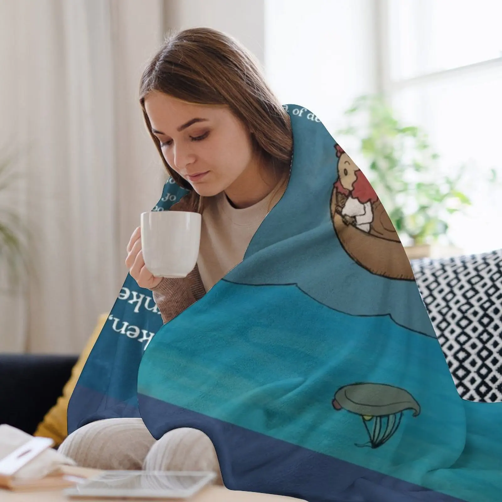 Одеяло Wynken Blynken и Nod Poem тяжелое одеяло для сна термобелье путешествий