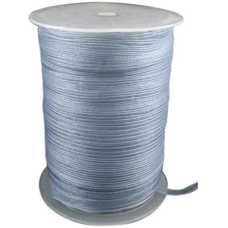 

1 Roll Sparkle Sheer Soft Organza Ribbon 1/4" Wide x 500yards/roll for Art Craft Gift Wrapping Wedding Festival