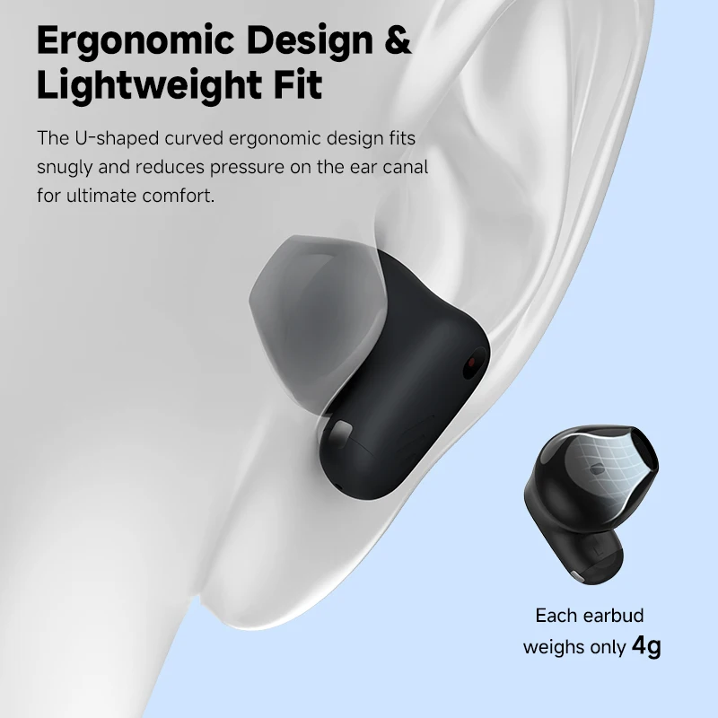 Фото Edifier X1 Lite True Wireless Наушники Bluetooth 5.4 Наушники Беспроводные наушники Легкий IP54 28 часов Время воспроизведения №2
