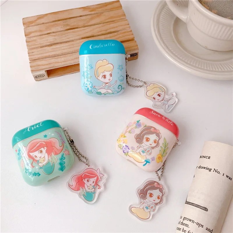 

Lovely Mermaid Princess Earphone Case Apple AirPods 2 Case Cover AirPods Pro Case IPhone Earbuds Accessories AirPod Case Air Pod