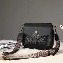Fashion Trend Crossbody Designer Handbags WomenS Genuine Leather Saddle Casual Vintage Shoulder Bags For Ladies Messenger Bag