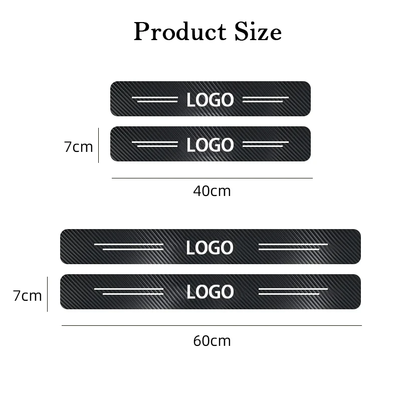 

4pcs Car Sticker Carbon Fiber Auto Door Sill Strip for Ford Focus 4 3 2 MK4 MK3 MK2 2012 2014 2015 2016-2022 Car Accessories