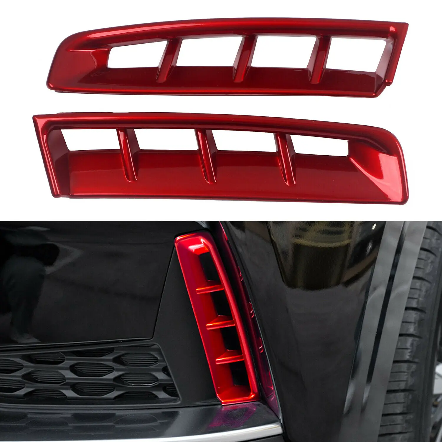 

Красная наружная передняя противотуманная фара, отделка 2 шт. для Kia Carnival KA4 2022-2023