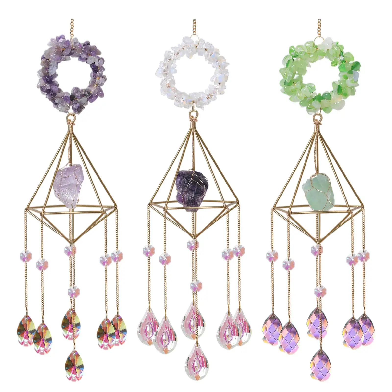

Handmade , Crystal 48MM, Crystal , , Window Hanging, Home Decor, Crystal Window Decoration, Fairy Gift