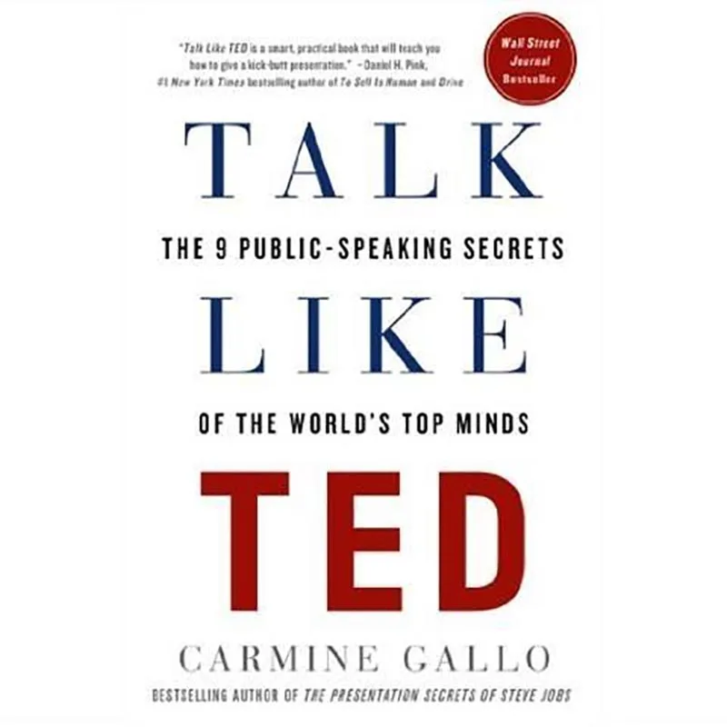 

TALK LIKE TED By Carmine Gallo The 9 Public Speaking Secrets Self Improvement Speech Eloquence English Book