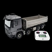 114 rc dump truck 8x8 hydraulic tipper car suitable for tamiya with spraying adult remote control vehicle model toys