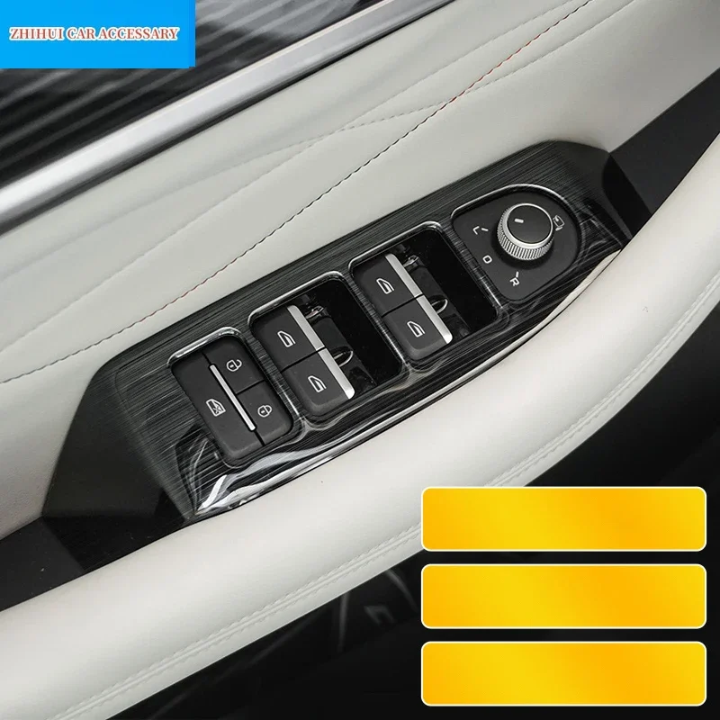 Для Geely Monjaro Xingyue L 2022 2023 черный рисунок автомобиля внутренние молдинги из