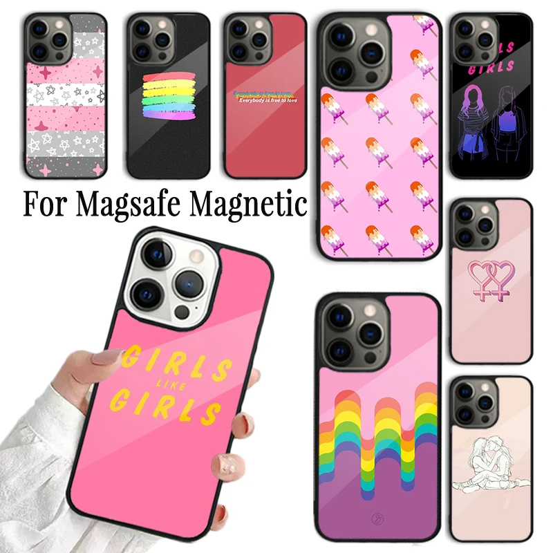 Чехол для телефона iPhone 16 15 14 13 12 Mini 11 Pro Max Plus Magsafe магнитный чехол с беспроводной