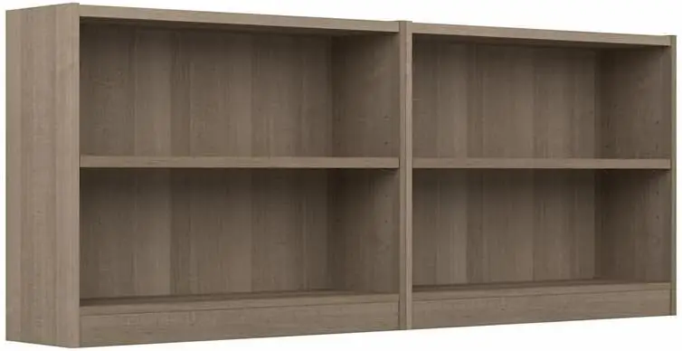 

Small 2 Shelf Bookcase in Black - Set of 2