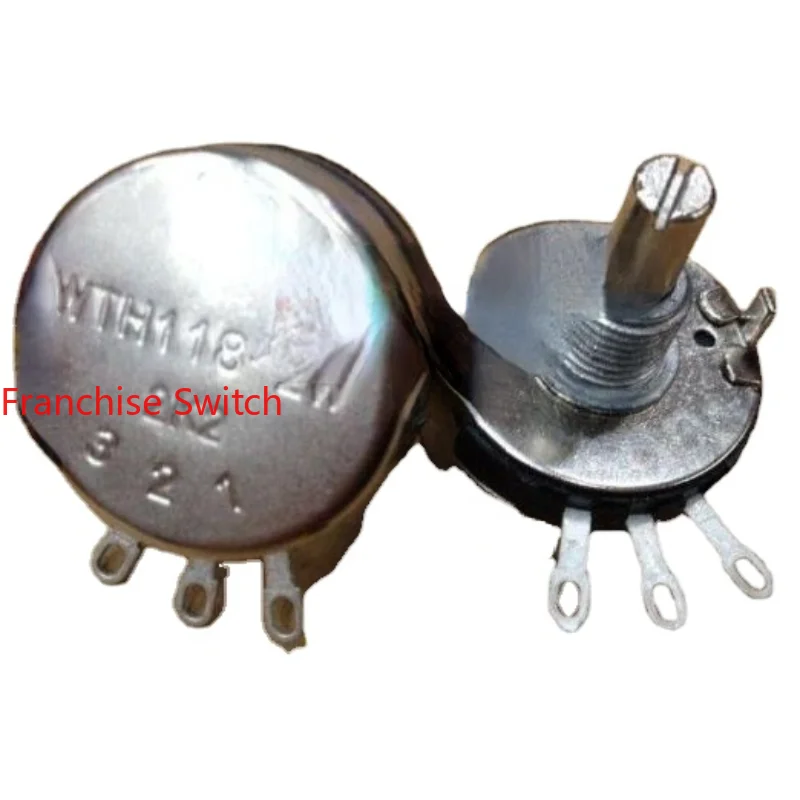 

10PCS 5PCS WTH118-1A 2W 1K 2K2 4K7 10K 22K 47K 100K 220K Single Turn Carbon Film Potentiometer