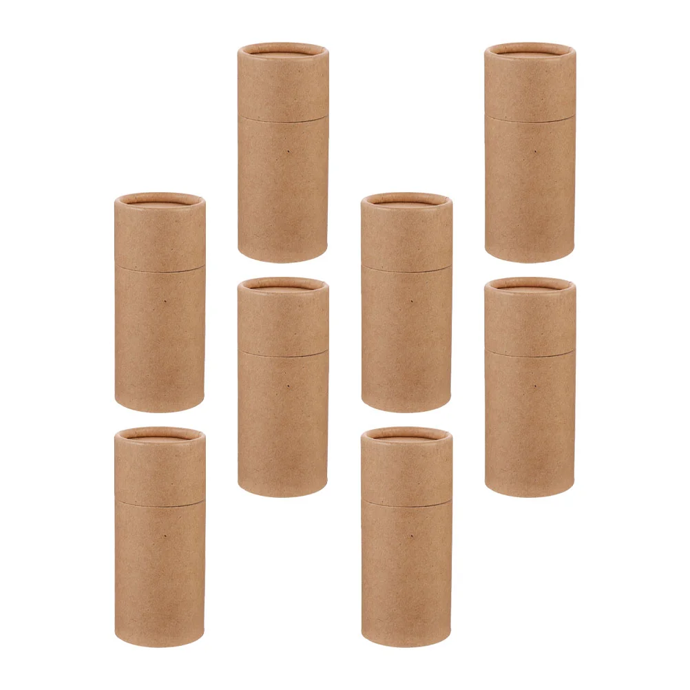 

Paper Box Kraft Tube Gift Boxes Cardboard Packing Tubes Cylinder Empty Bottle Packaging Oil Lid Container Essential Rolls Round