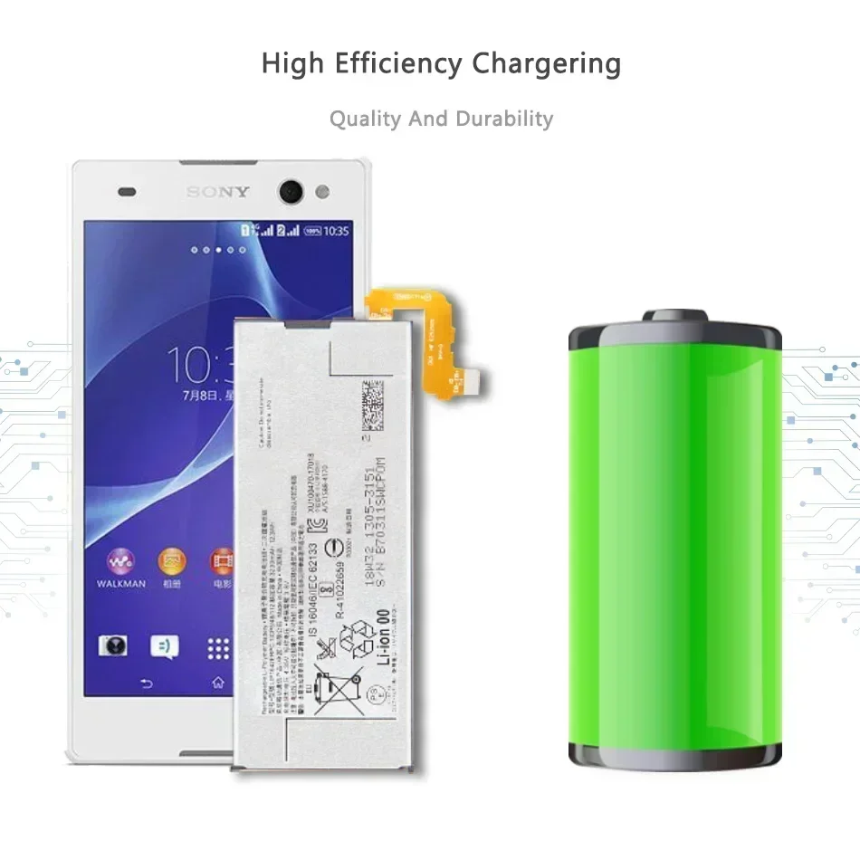 Перезаряжаемые аккумуляторы для мобильных телефонов 3230 мАч SONY Xperia XZ Premium G8142 XZP G8141