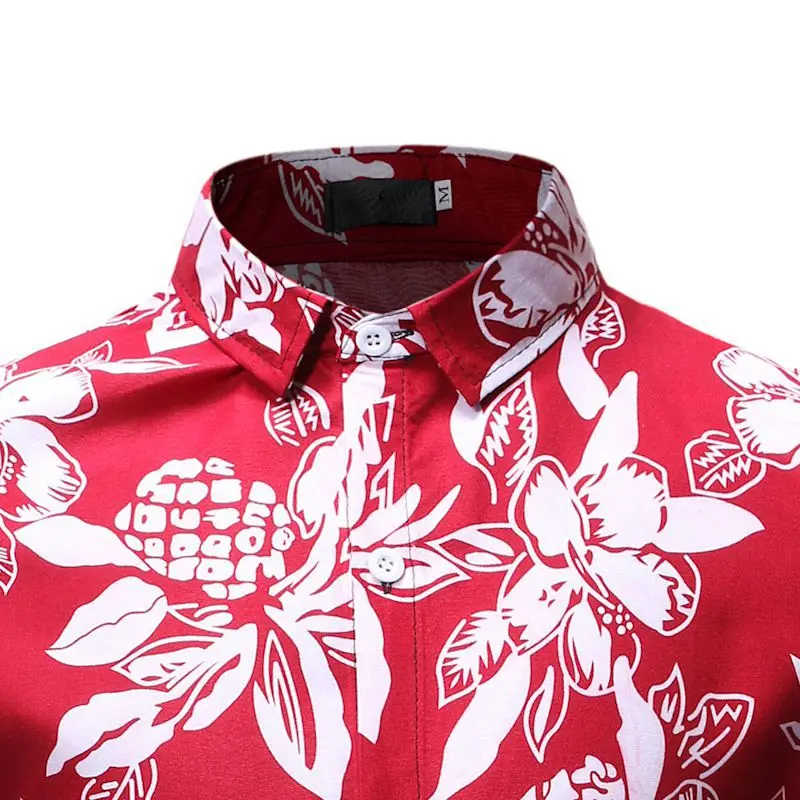 Mattswag Mens Blue White Printed T Shirts Spring Autumn Long Sleeve Fashion Men's Shirts Casual Slim Fit Camisa Hombre Clothing