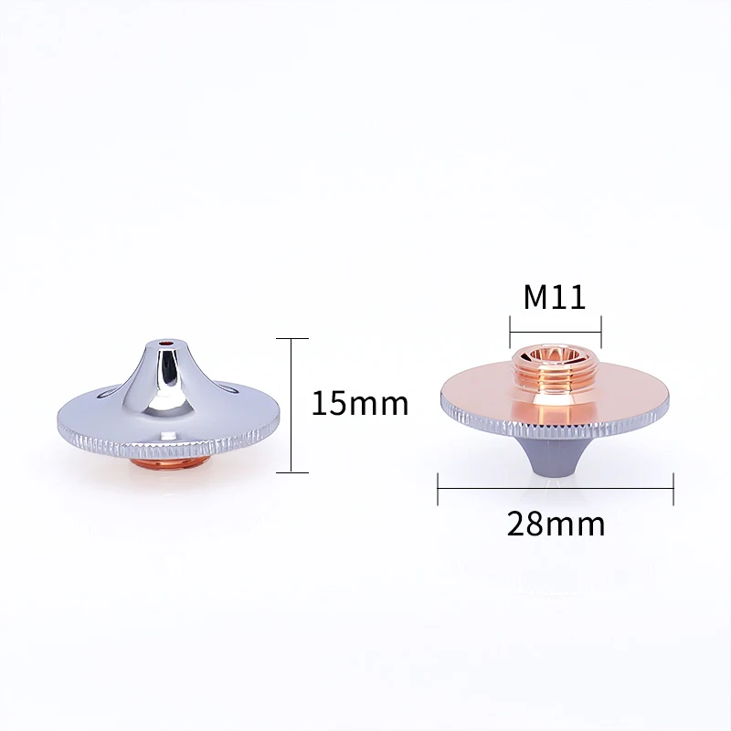 Наконечники сопла волоконного лазера Расходные детали двухслойная хромирующая