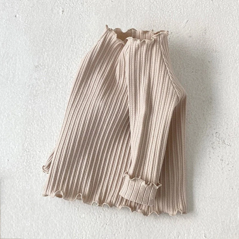 

Autumn Baby Girl Bottoming Tops Cotton Kids Long Sleeve Striped T-shirts Toddler Girls Shirts Spring Winter Baby Girl Clothing