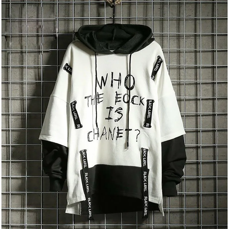

Fashion Hoodie Men Casual Crewneck Sweatshirt Lounge Wear Spring Summer Thin Hoodie Hip Hop Style Letter Printing Men Clothing